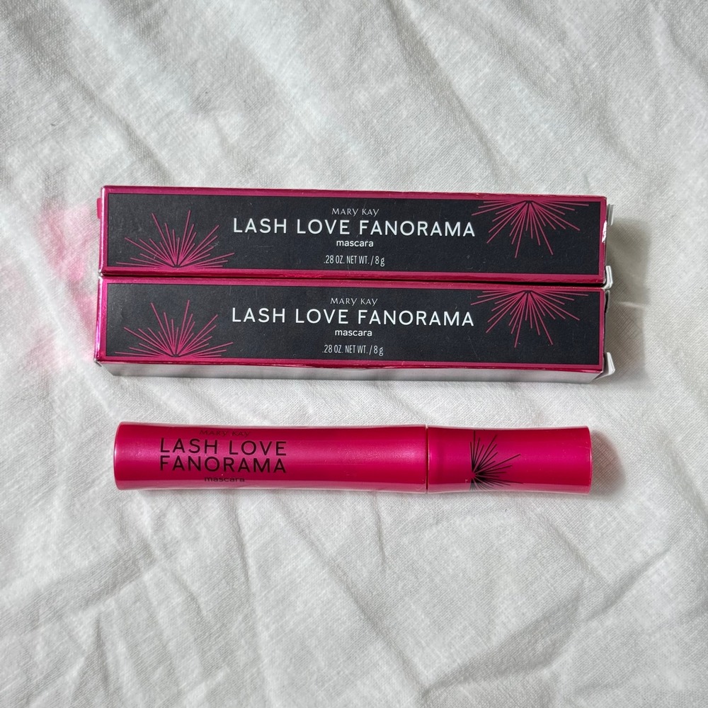 Mary Kay Lash Love Fanorama Mascara Women's 0.28oz I Love Black Lot of 2 NEW